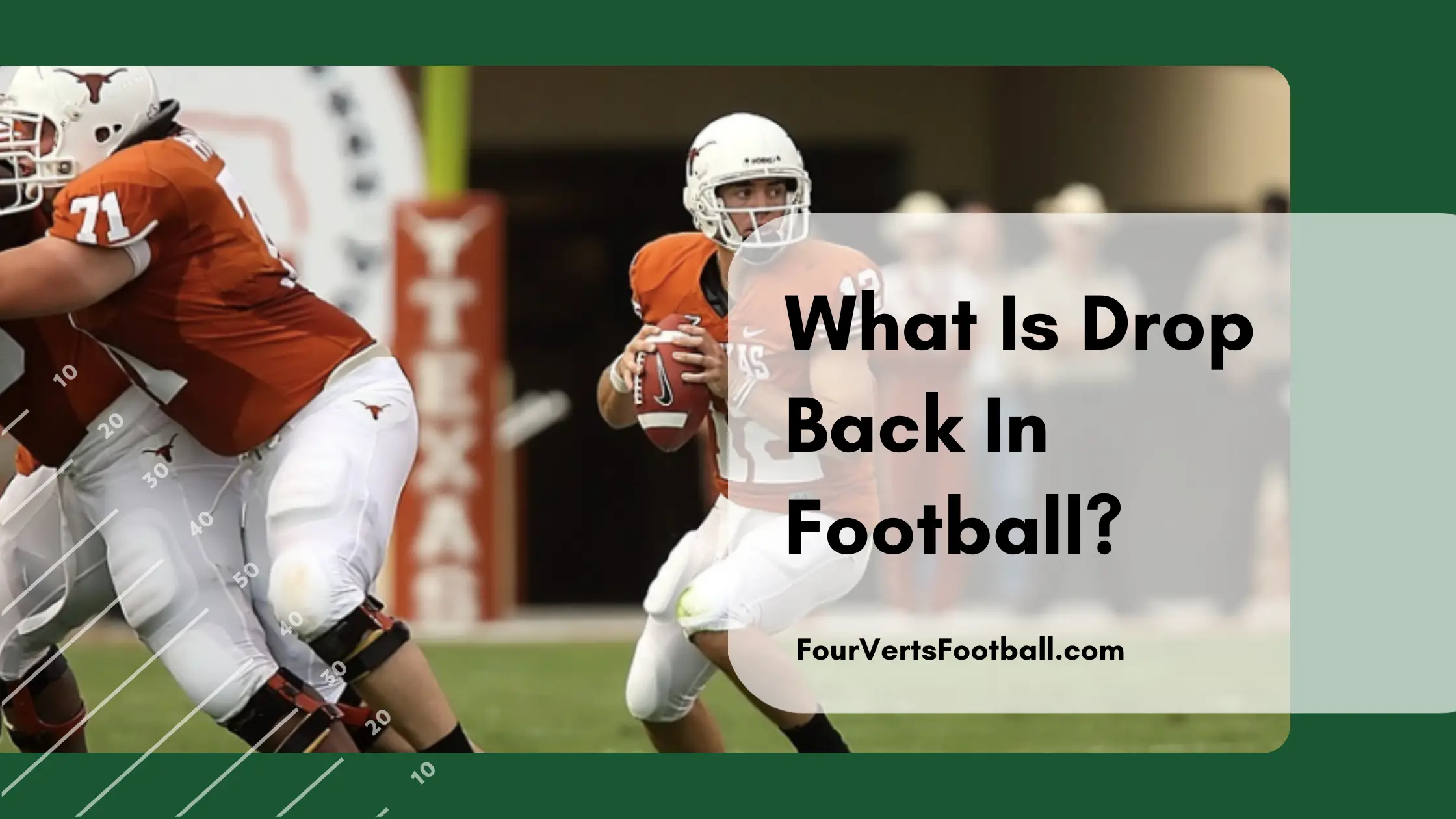 What Is A Drop Back In Football?