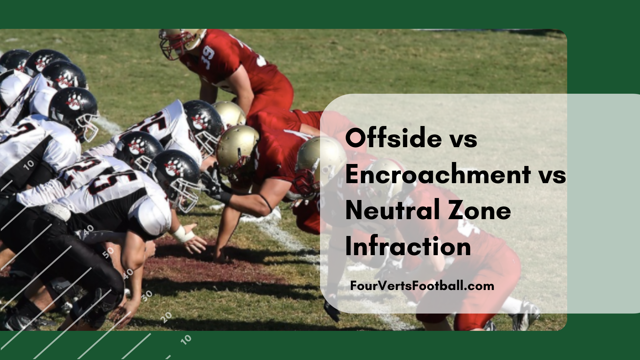 Offside vs Encroachment vs Neutral Zone Infraction