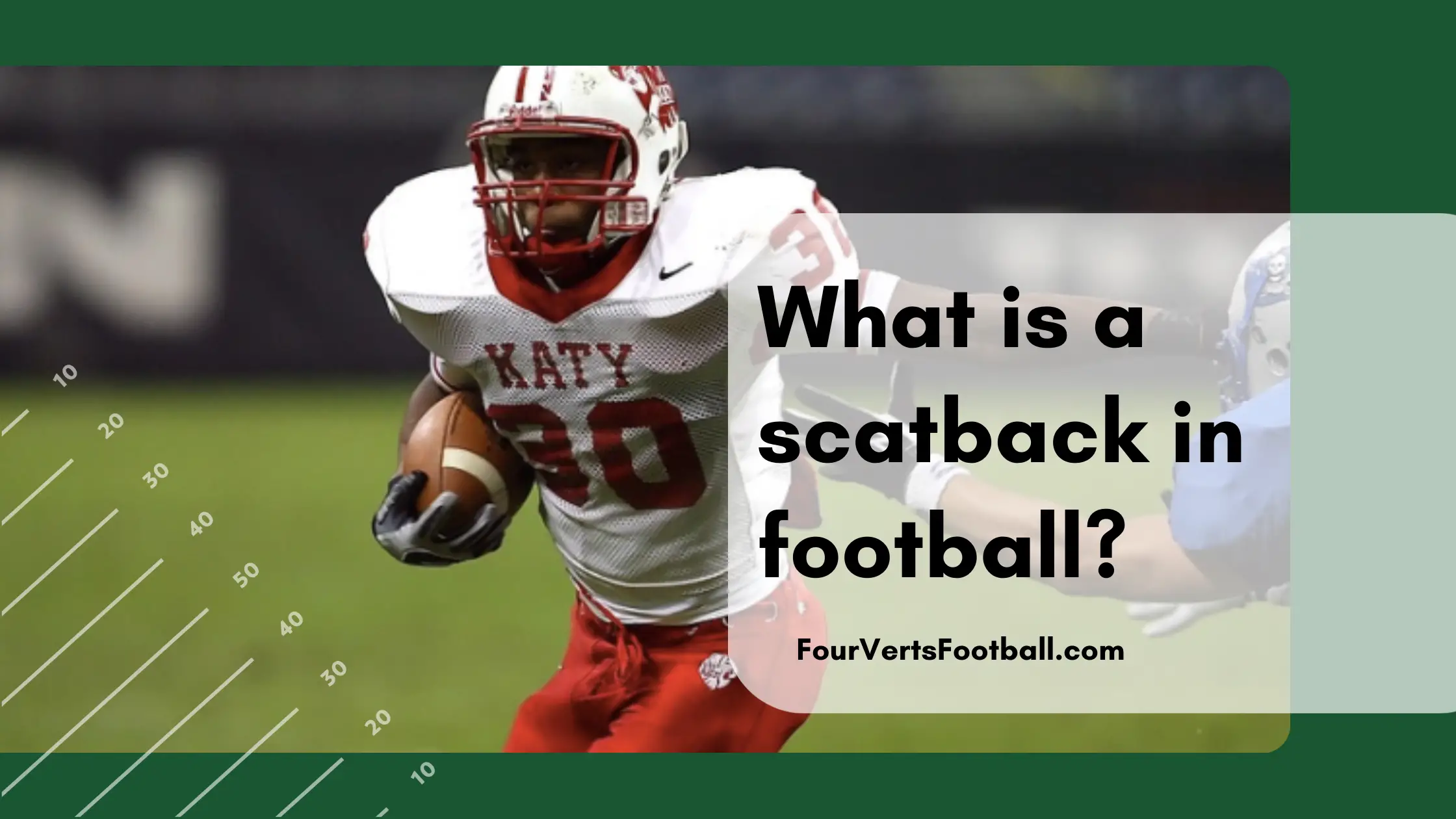 What Is A ScatBack - Football Terminology