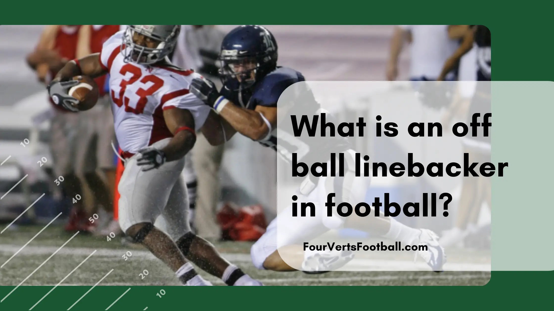 What Is An Off Ball Linebacker In Football