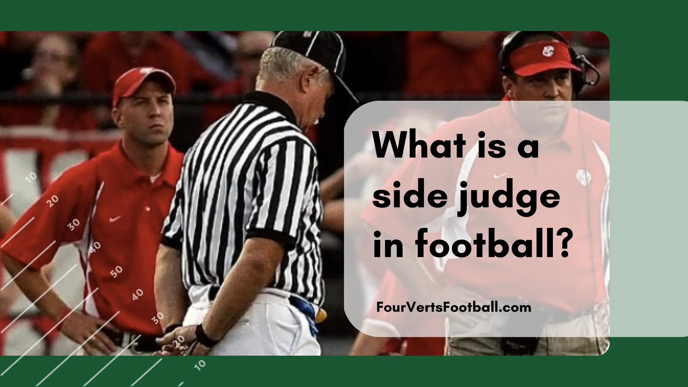 what is a side judge