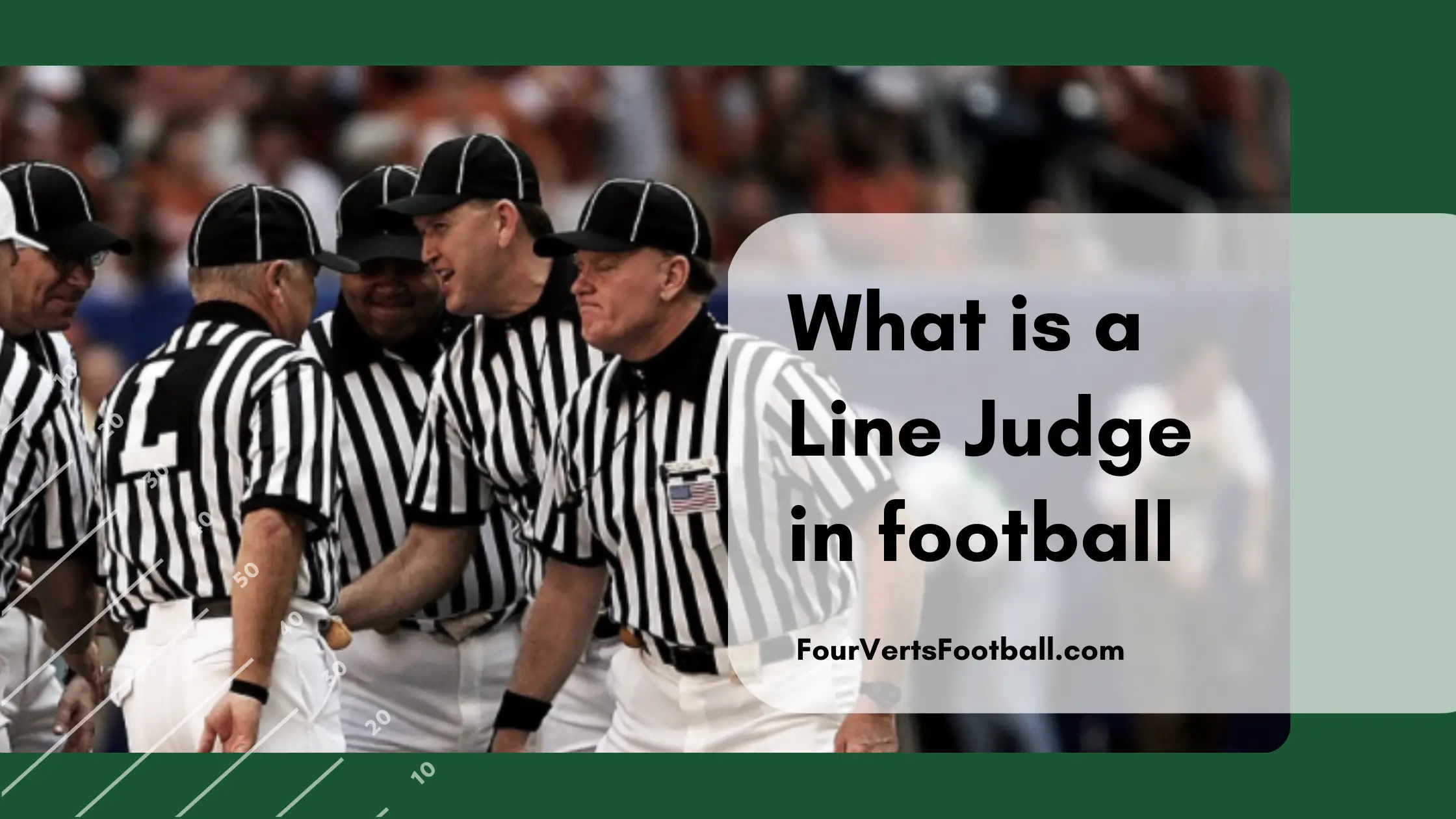what is a line judge
