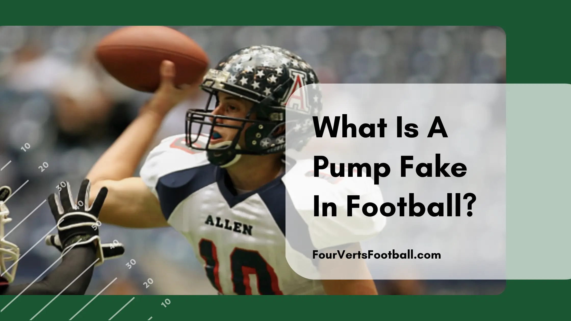 what is a pump fake