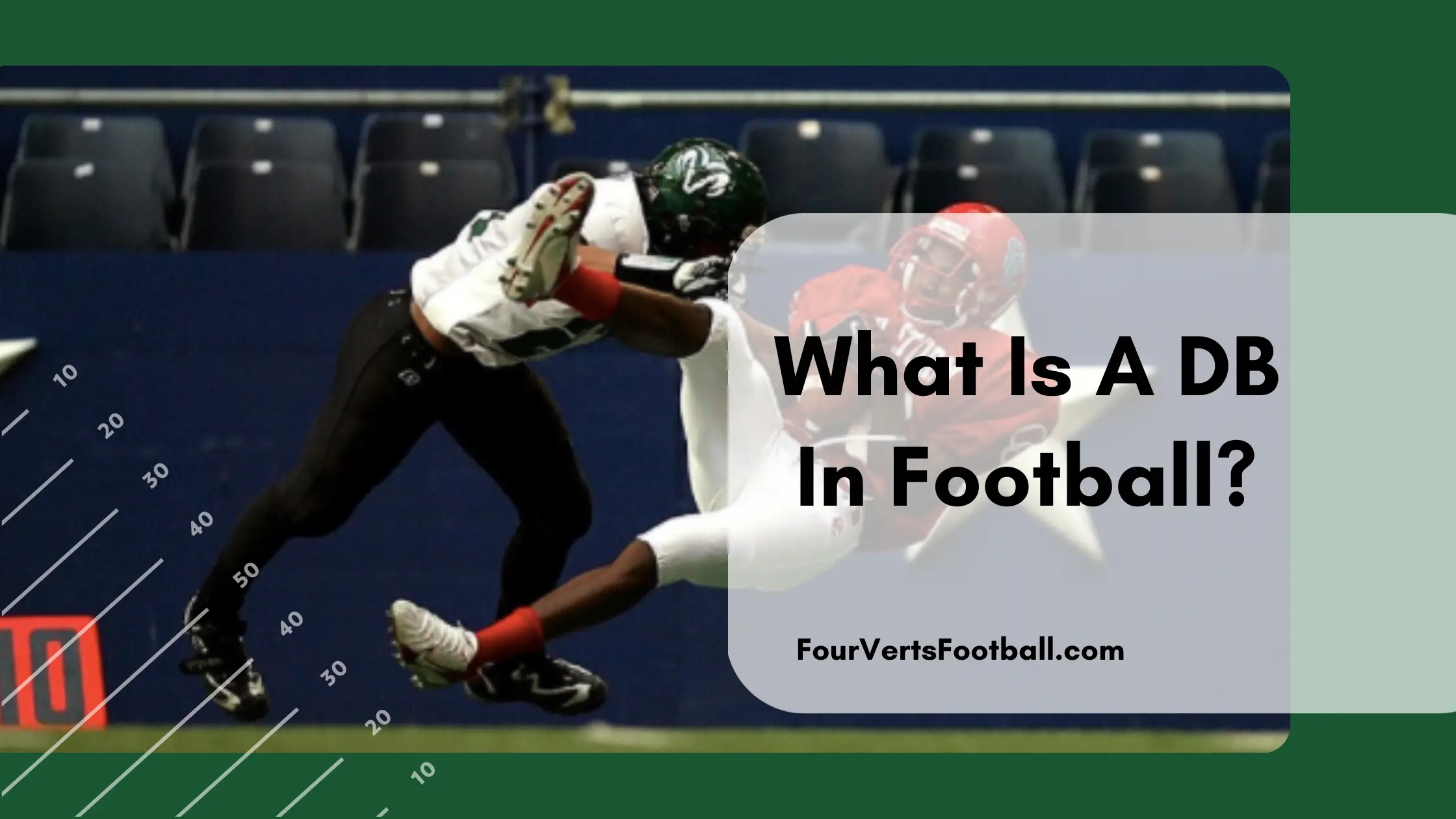 what is a db in football