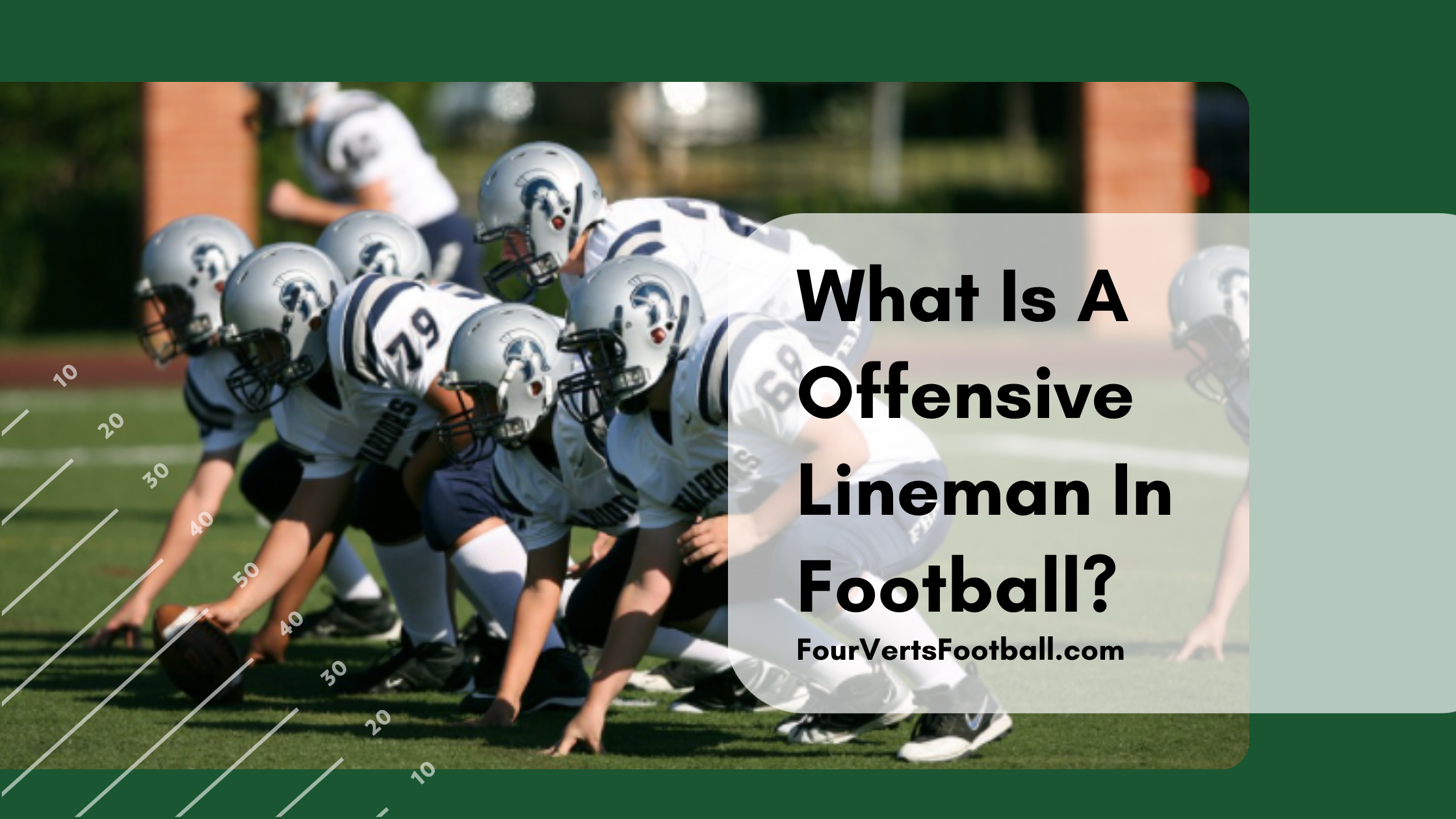 What Is An Offensive Lineman In Football?
