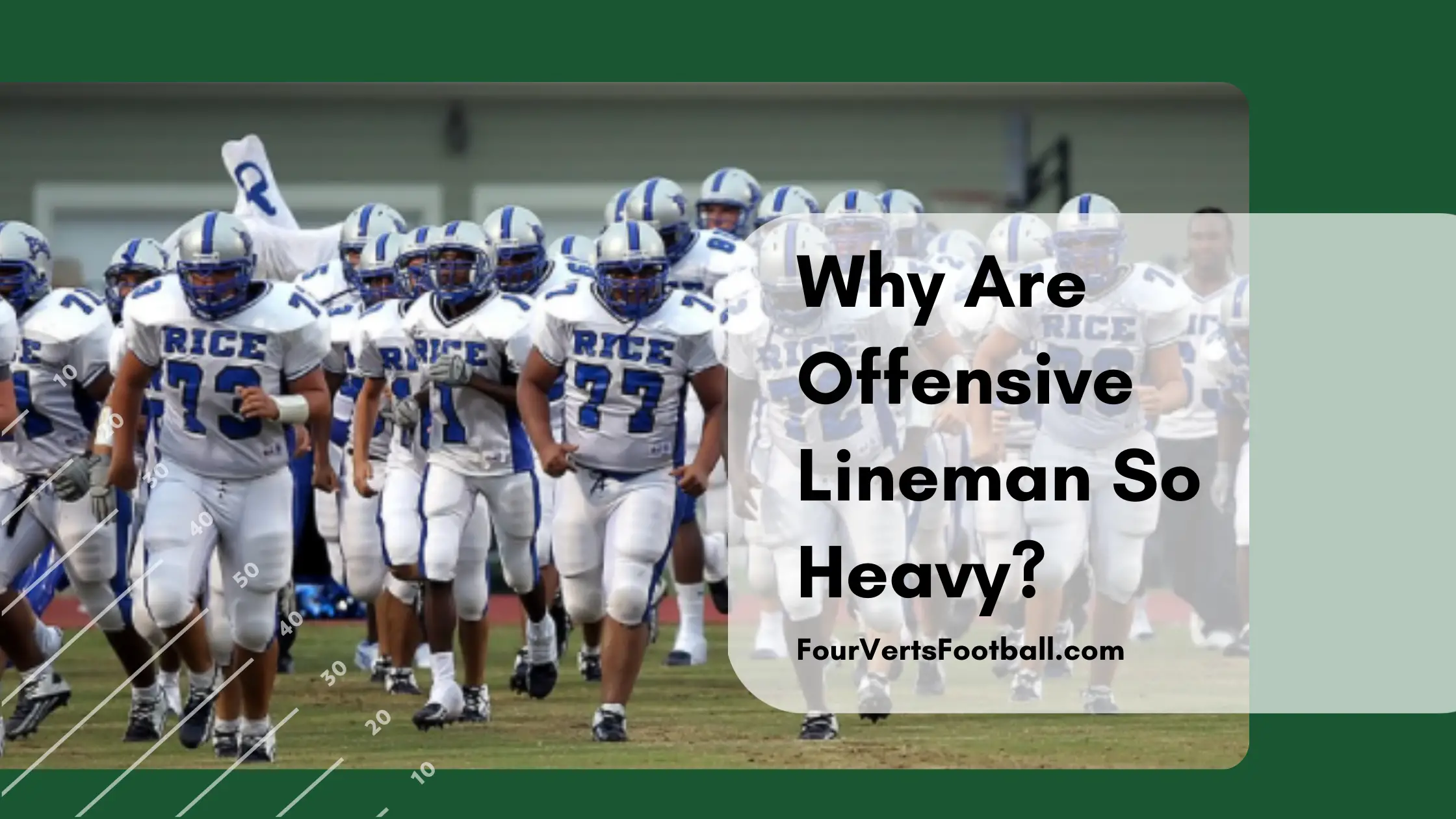 offensive lineman heavy