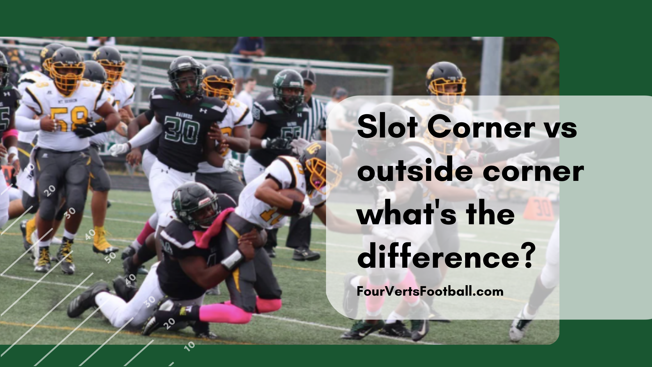 Slot Corner Vs Outside Corner Whats The Difference?
