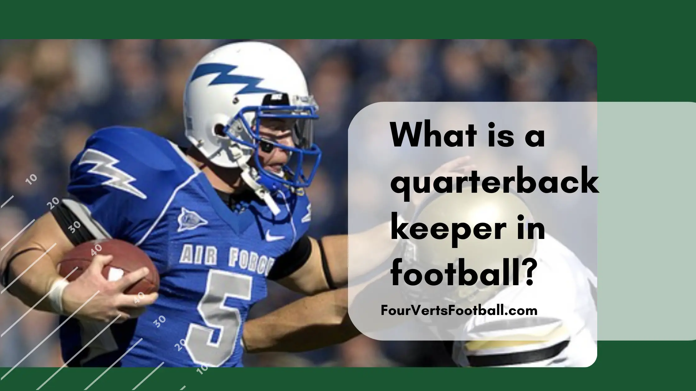 What Is A Quarterback Keeper In Football?