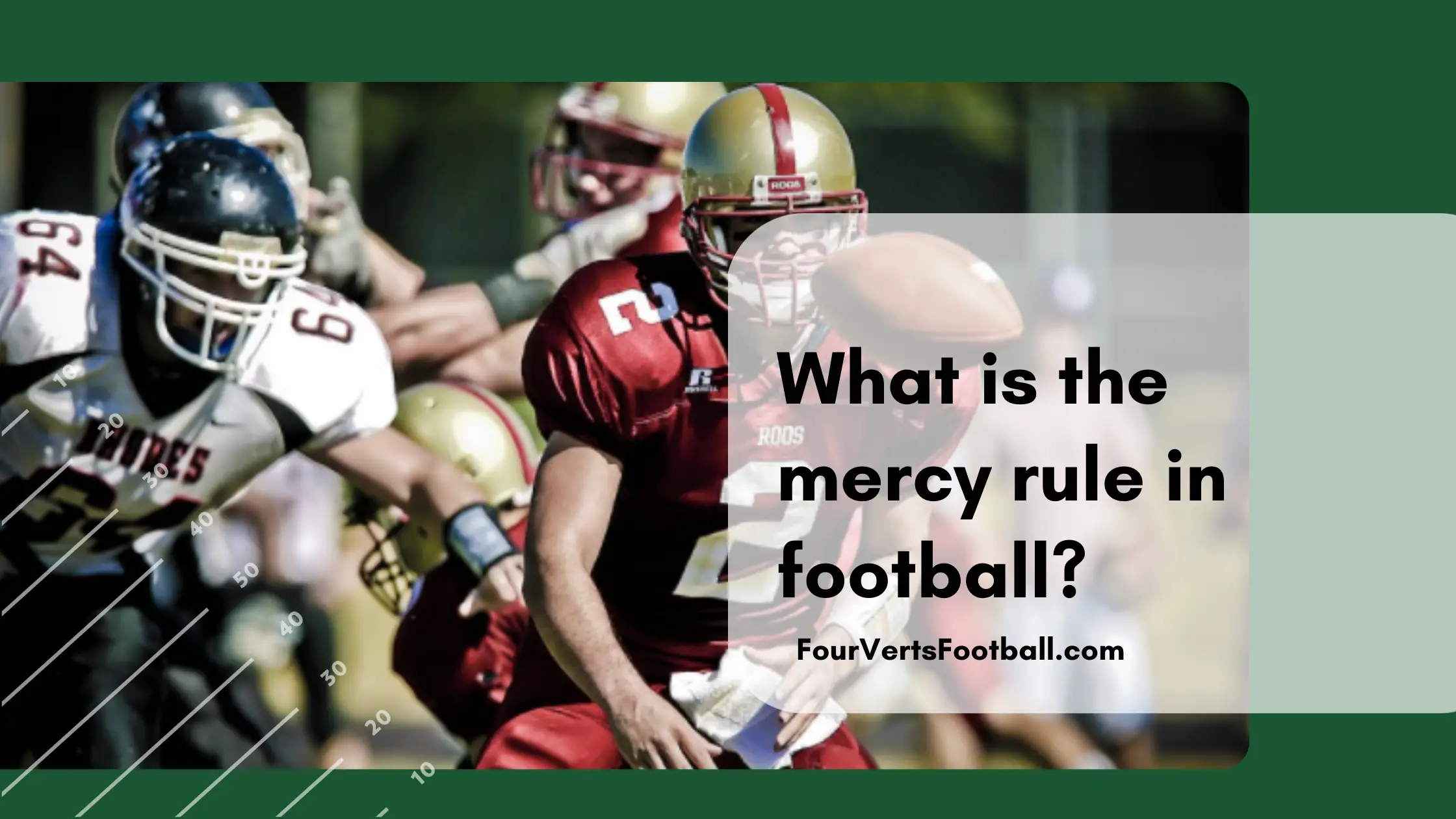 What Is The Mercy Rule In High School Football?