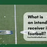 What is an intended receiver in football?