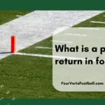 What is a punt return in football?