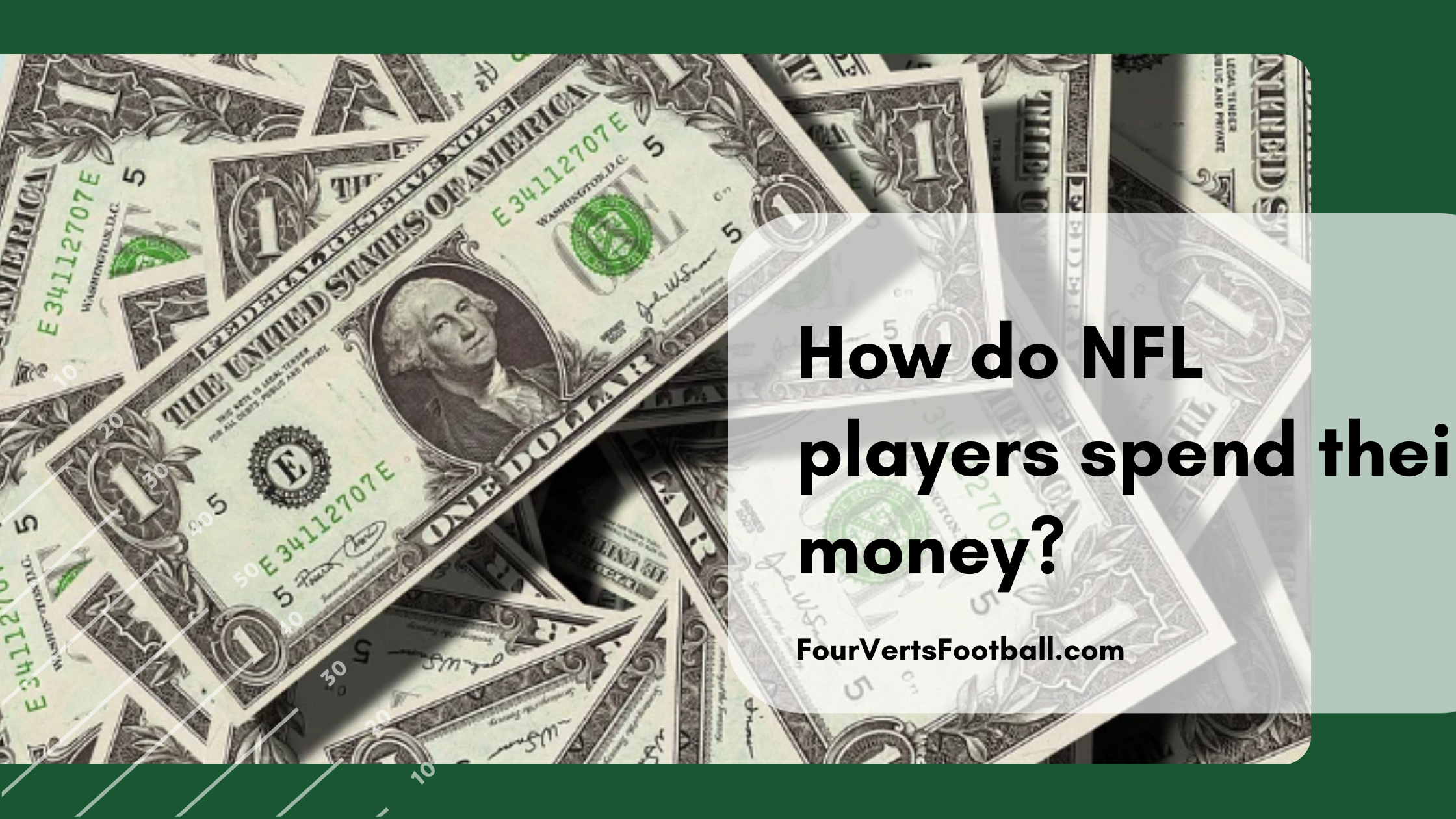 how do nfl players spend their money